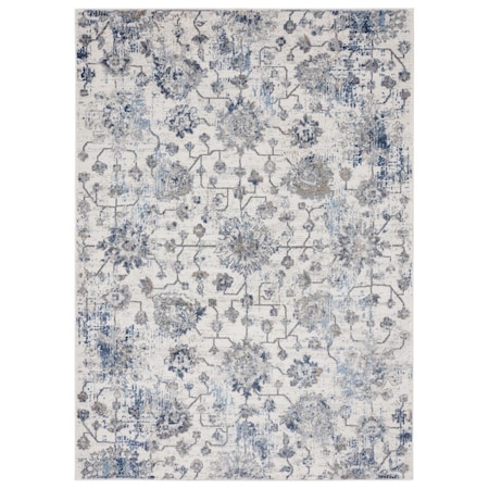United Weavers Of America Austin Heirloom Blue Area Rectangle Rug, 5 ft. 3 in. x 7 ft. 2 in. 4540 20260 58